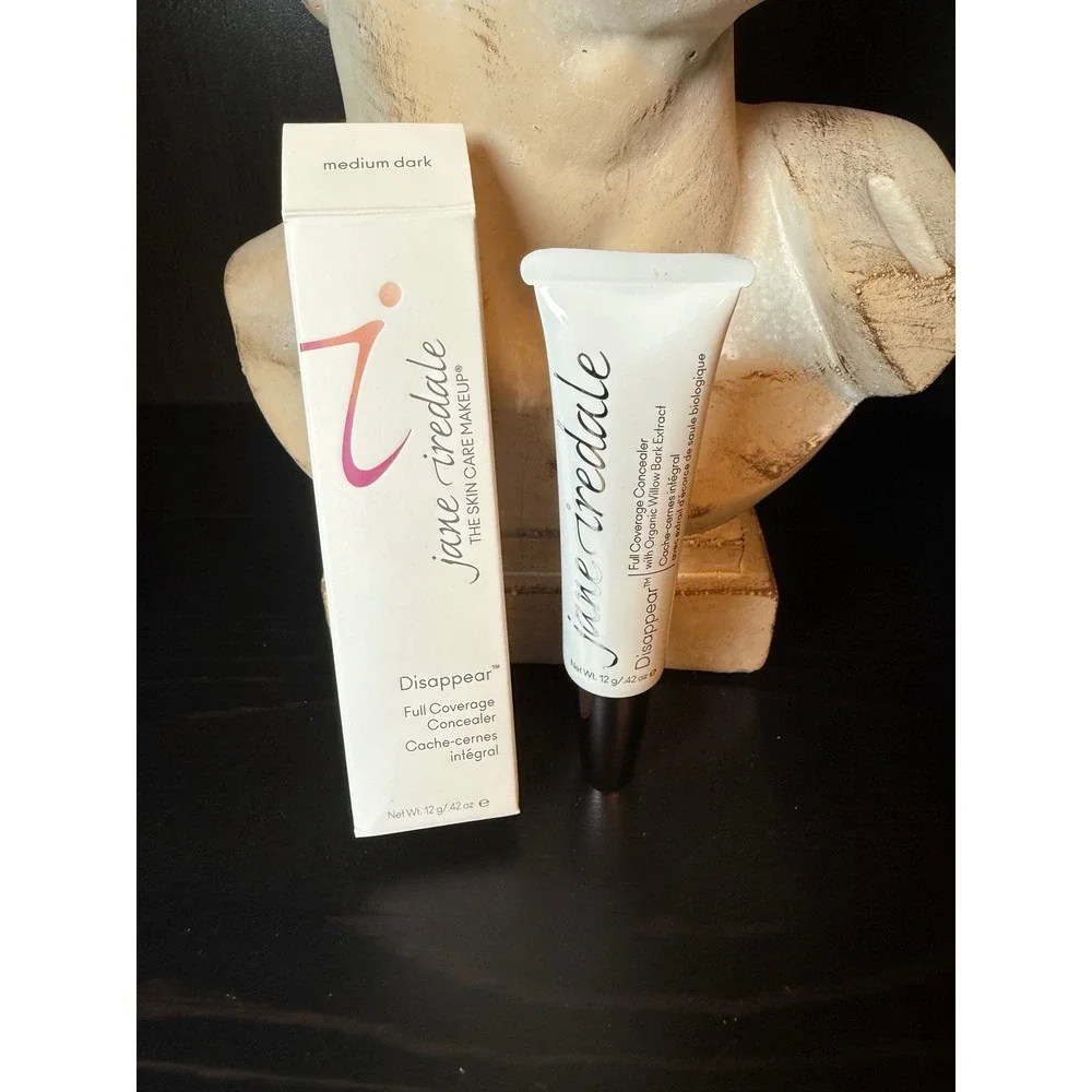 Jane‎ Iredale Disappear Full Coverage Concealer Medium Dark 12g .42oz New in Box